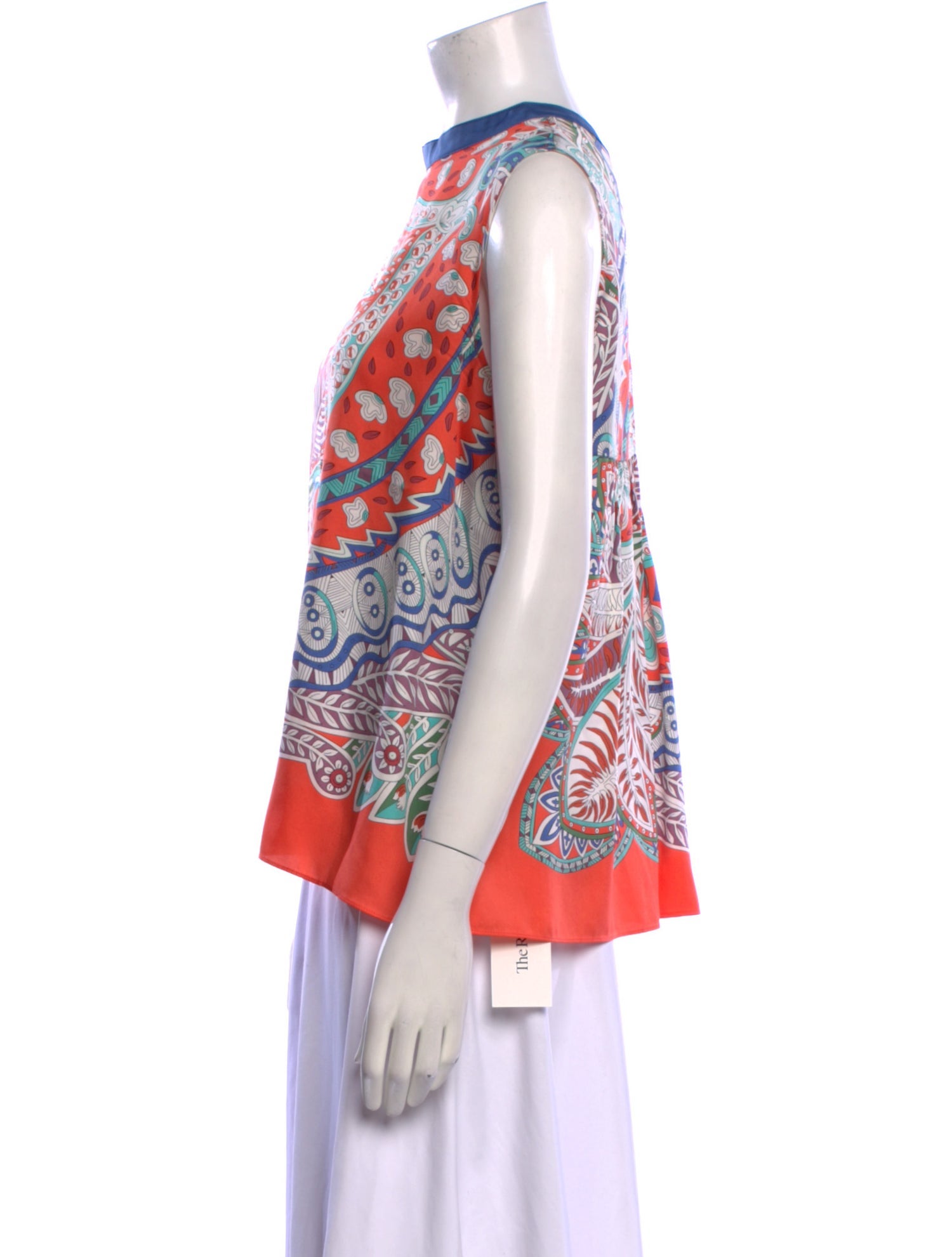 Hermès Silk Printed Top