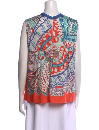 Hermès Silk Printed Top
