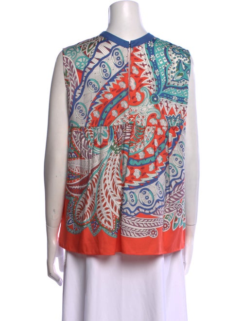 Hermès Silk Printed Top
