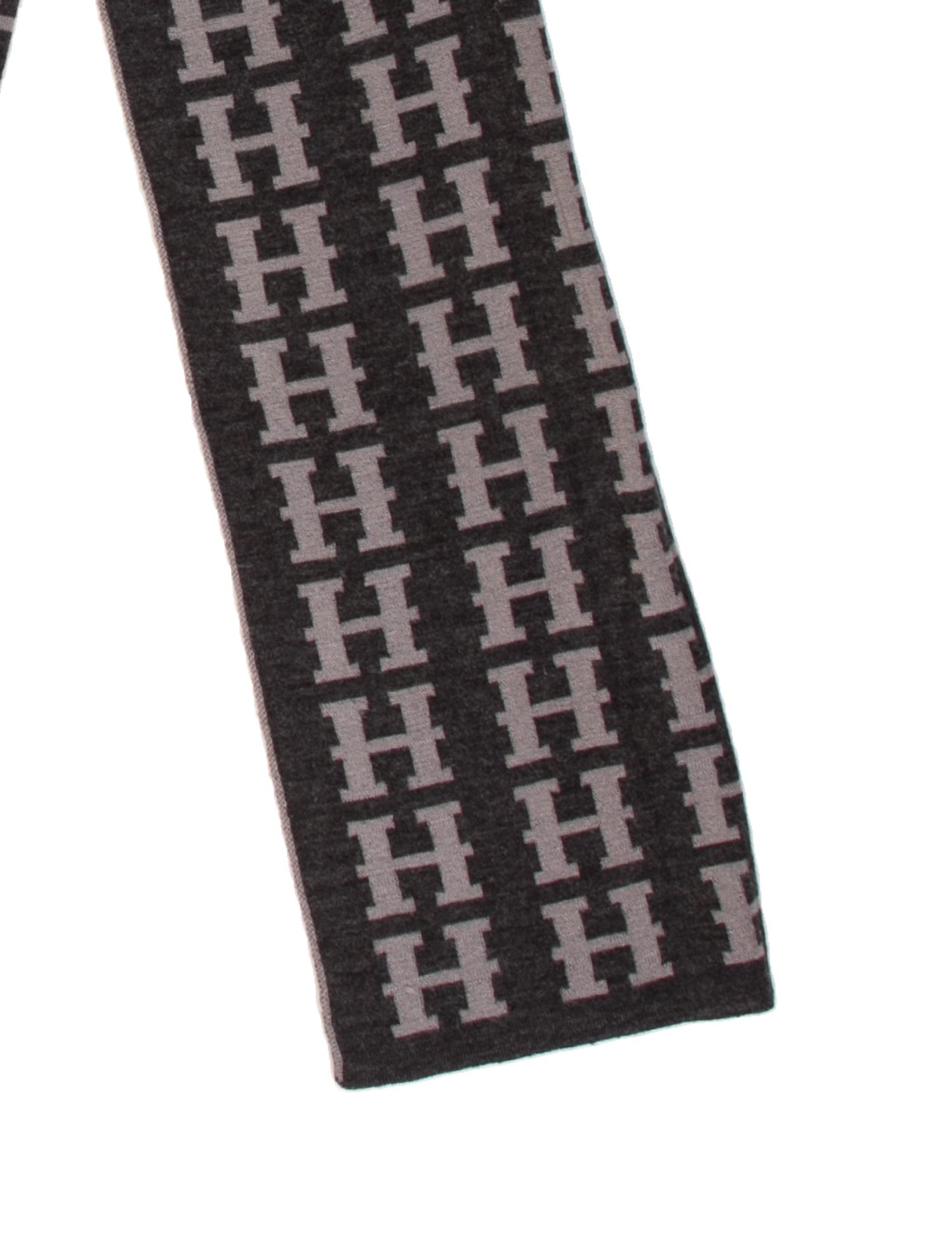 Hermès Monogram Wool Muffler
