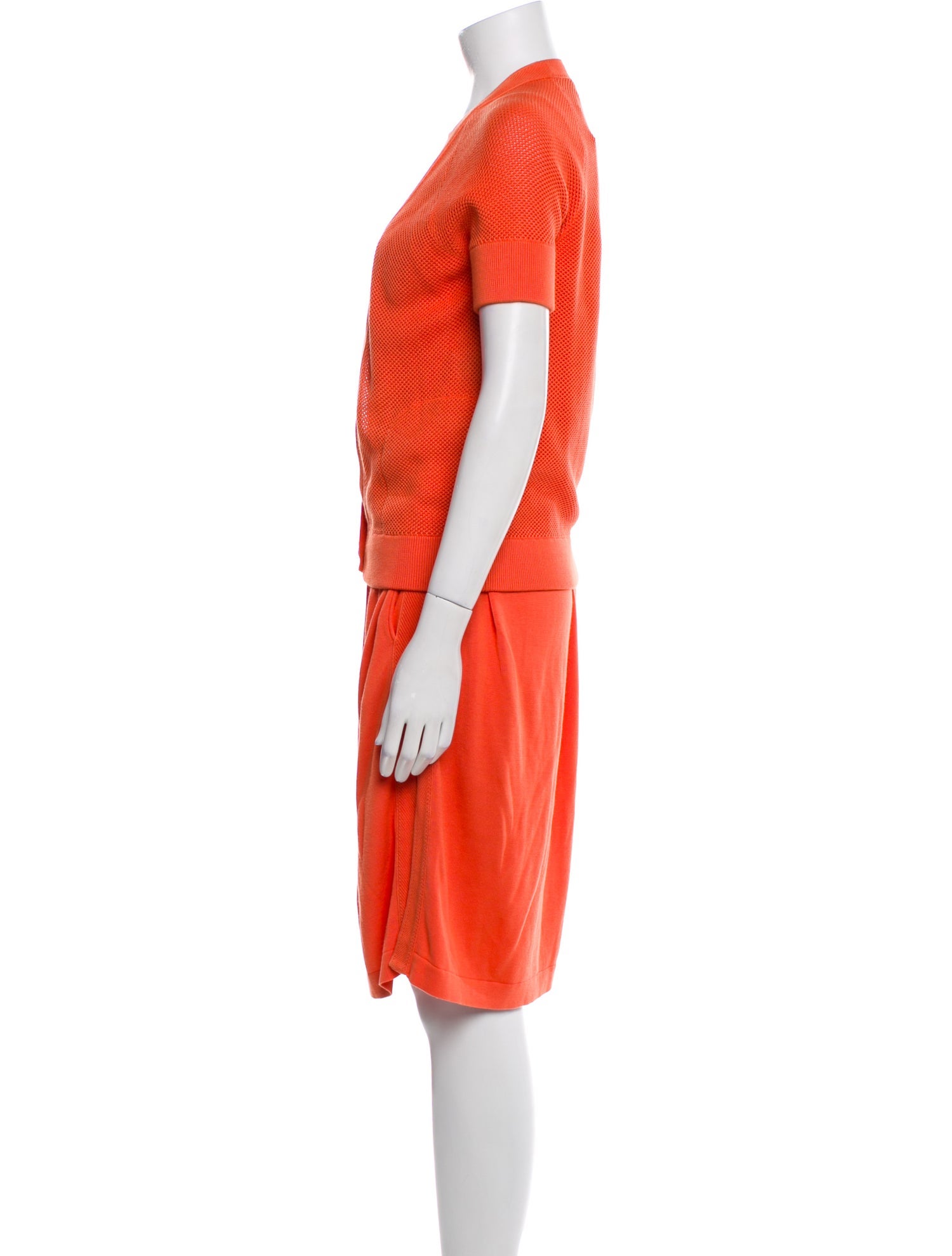 Hermès Mesh Accents Dress Set
