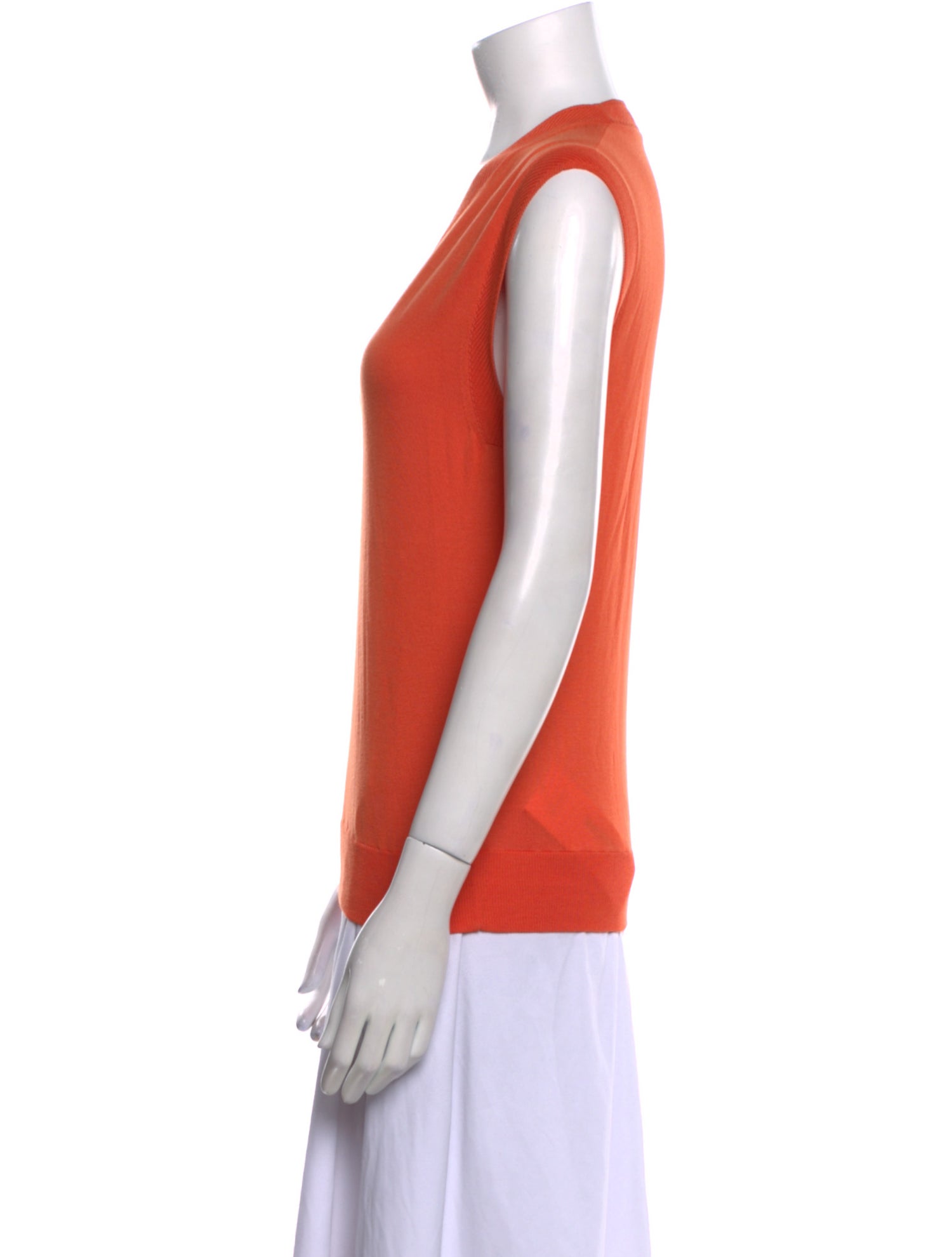 Hermès V-Neck Sleeveless Top