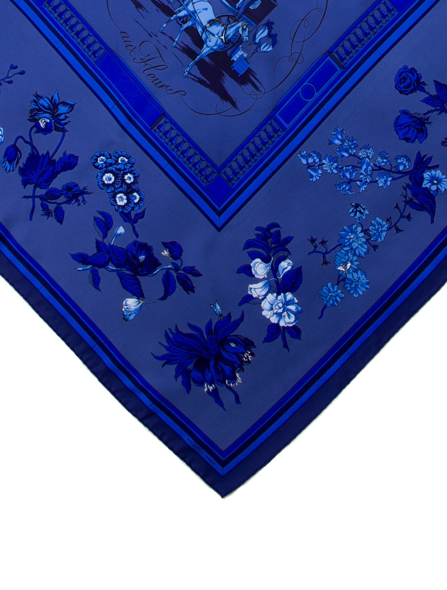 Hermès Quai aux Fleurs Silk Scarf