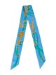 Hermès Brides de Gala Silk Twilly Scarf