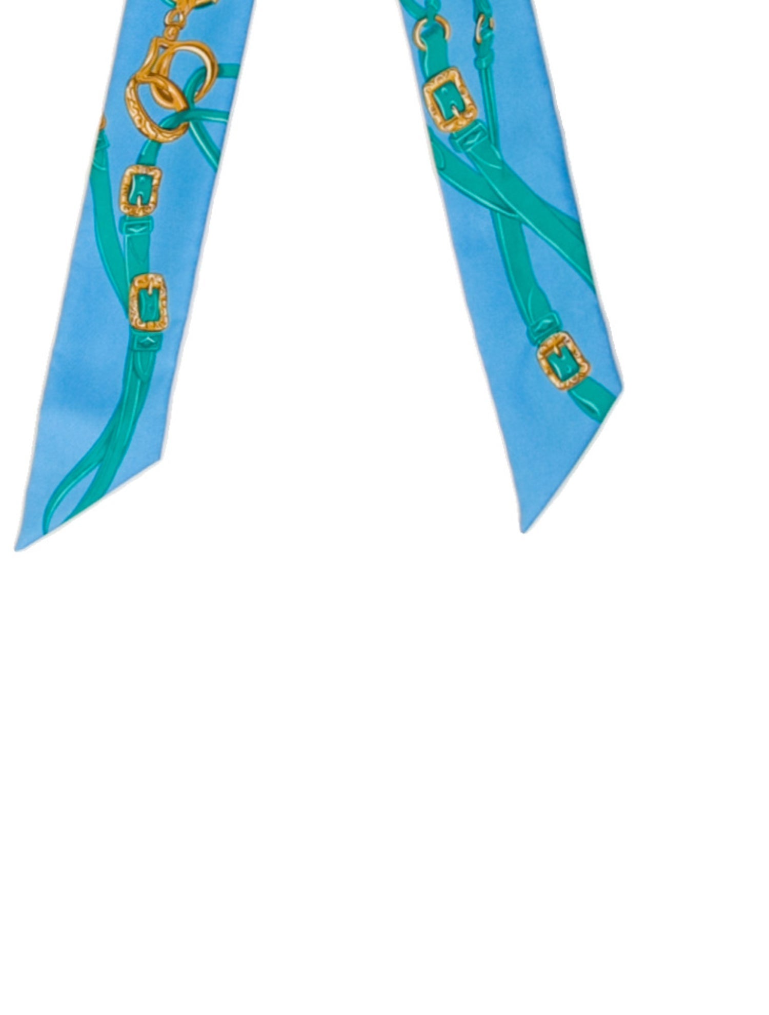 Hermès Brides de Gala Silk Twilly Scarf