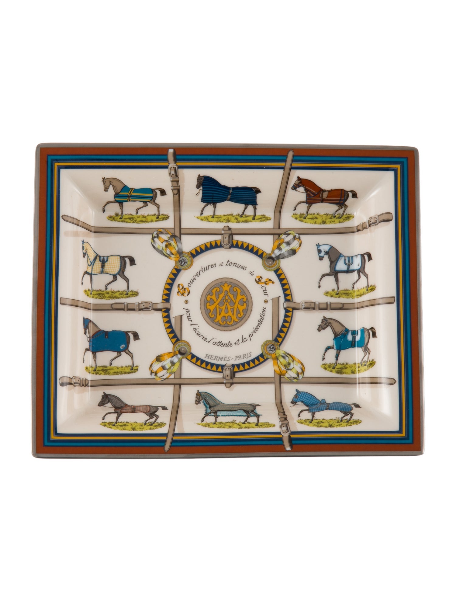 Hermès Couvertures et Tenues de Jour Change Tray