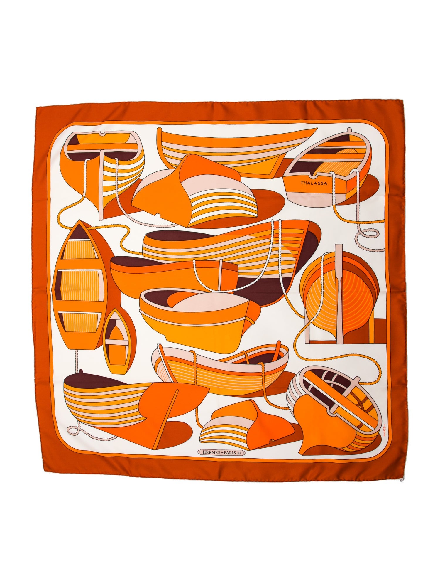 Hermès Thalassa Silk Scarf