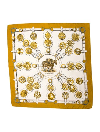Hermès Cuivreries Silk Scarf