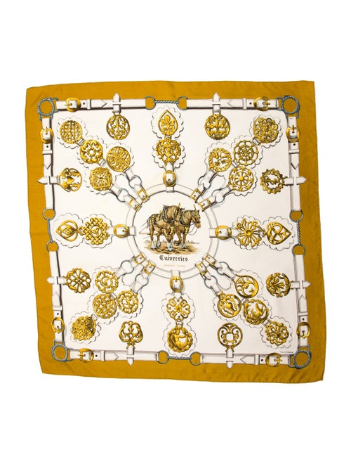 Hermès Cuivreries Silk Scarf
