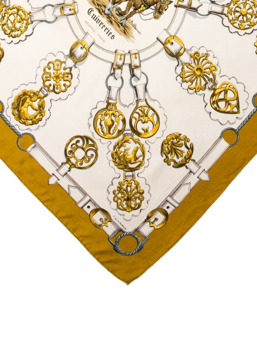 Hermès Cuivreries Silk Scarf