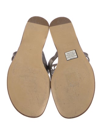 Hermès Nautilus Leather Slides