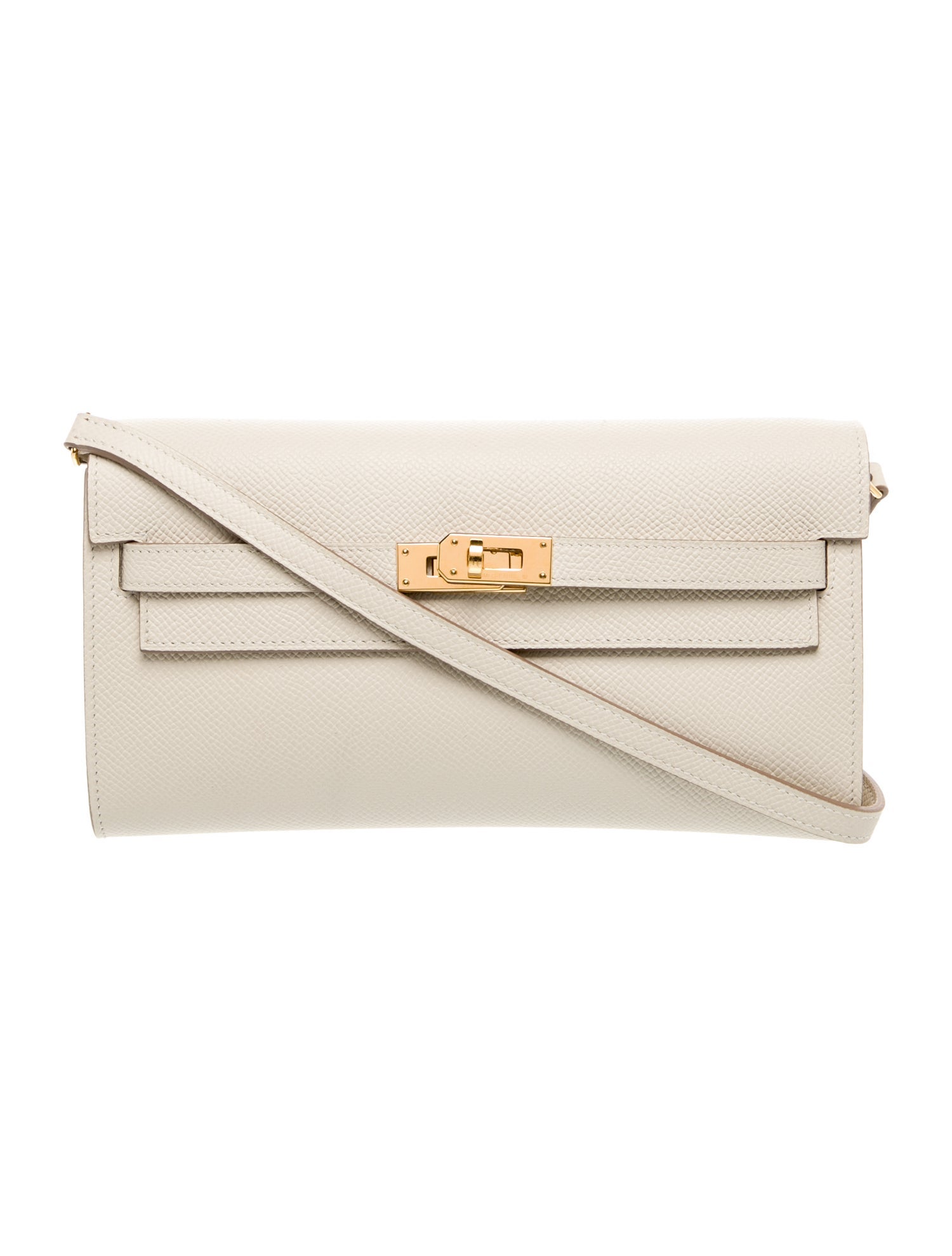 Hermès 2024 Epsom Kelly To Go Wallet w/ Strap