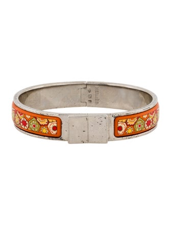 Hermès Enamel Loquet Bangle Bracelet
