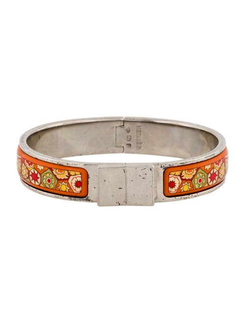 Hermès Enamel Loquet Bangle Bracelet