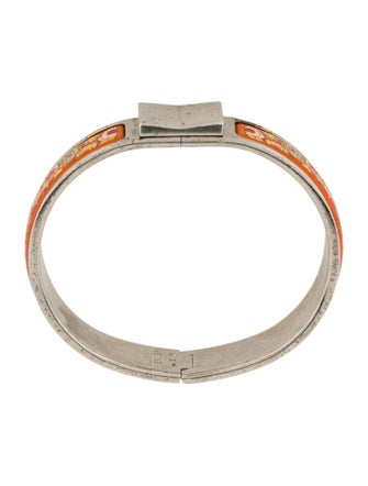Hermès Enamel Loquet Bangle Bracelet