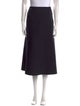 Hermès Silk Midi Length Skirt