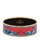 Hermès Enamel Wide Bangle Bracelet