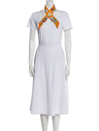 Hermès Story Silk Twilly Scarf