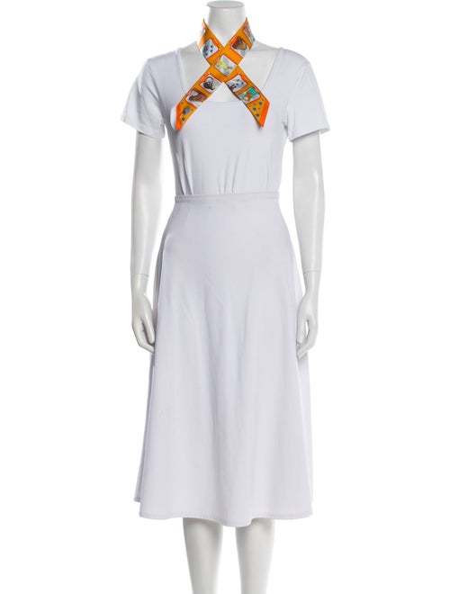 Hermès Story Silk Twilly Scarf