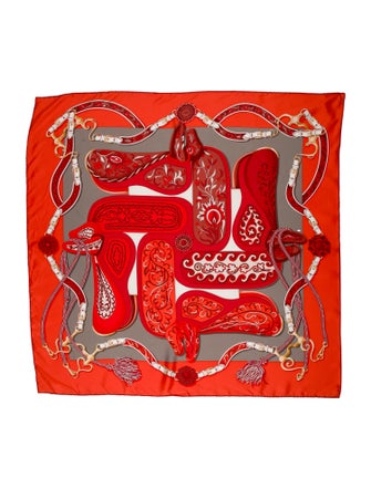 Hermès Festival des Amazones Silk Scarf