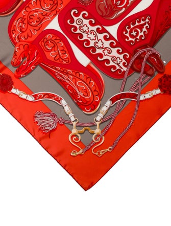 Hermès Festival des Amazones Silk Scarf