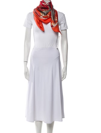 Hermès Festival des Amazones Silk Scarf