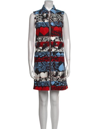Hermès Printed Mini Dress
