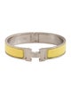 Hermès Enamel Clic H Bangle Bracelet