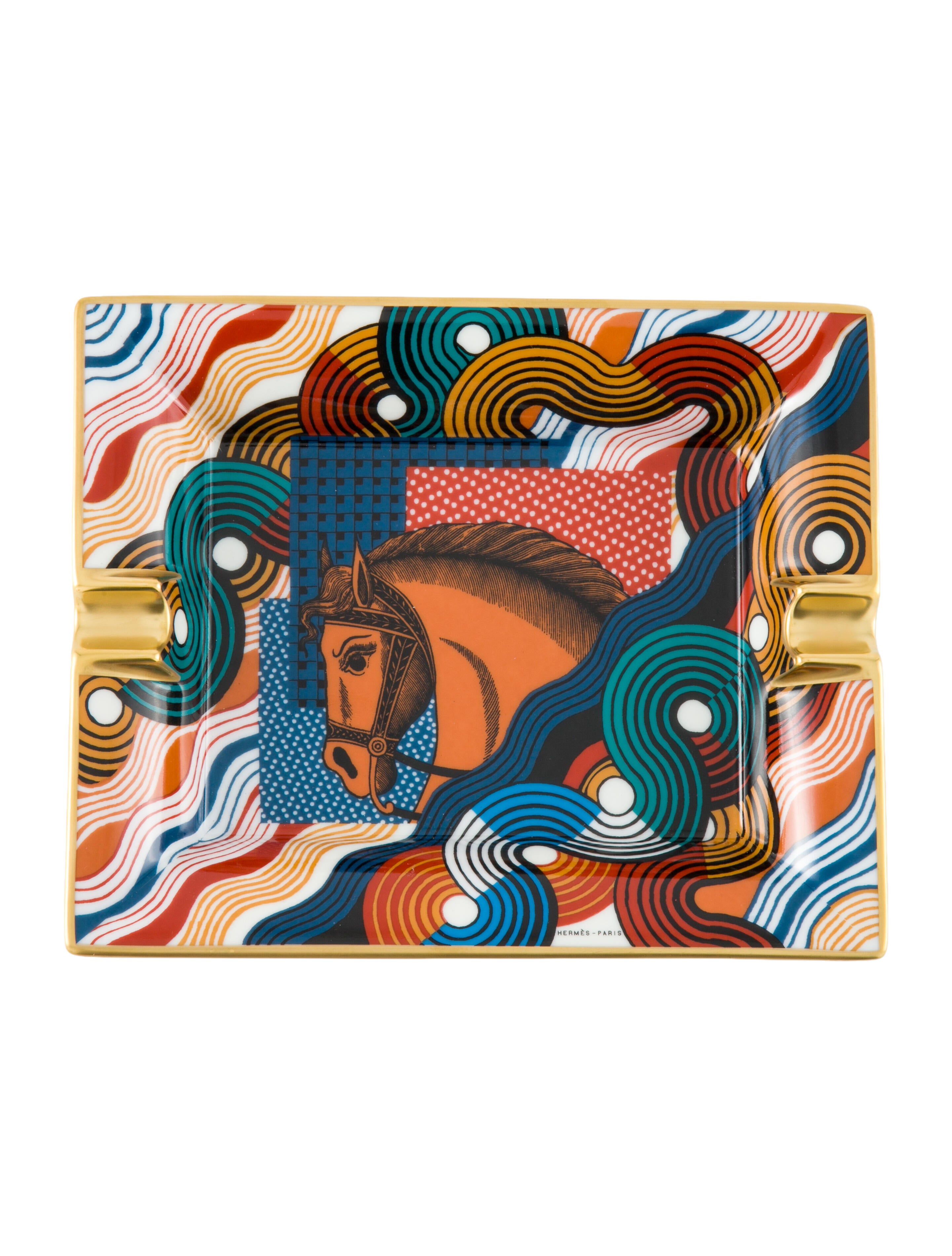 Hermès Cheval Vague Ashtray