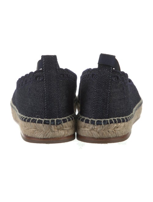 Hermès Gaupa Denim Flats