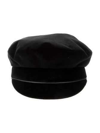 Hermès Velvet Newsboy Cap