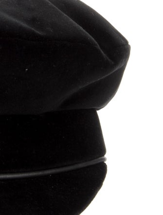 Hermès Velvet Newsboy Cap