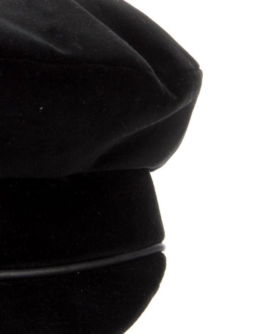 Hermès Velvet Newsboy Cap