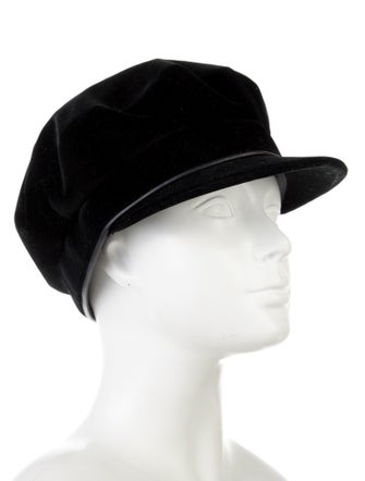 Hermès Velvet Newsboy Cap