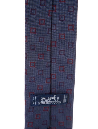 Hermès Silk Pattern Tie