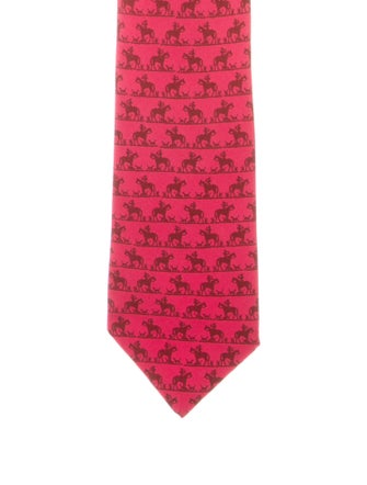 Hermès Silk Pattern Tie