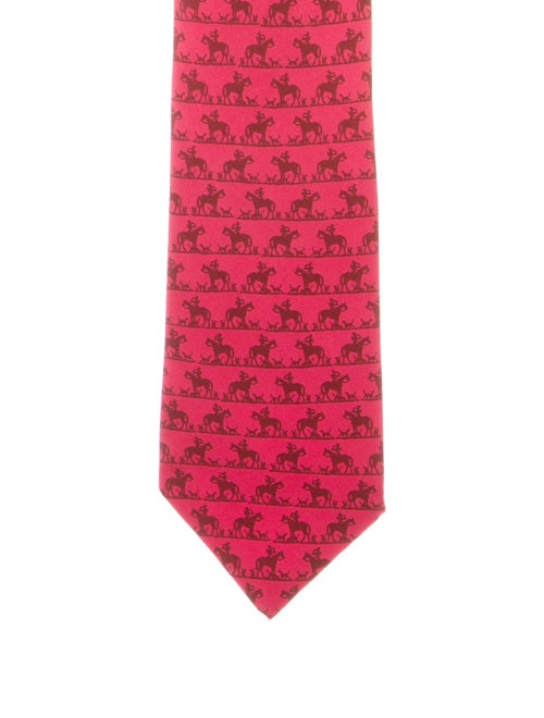 Hermès Silk Pattern Tie
