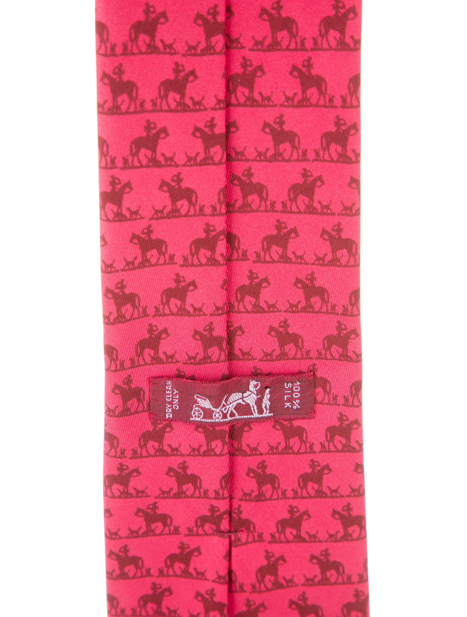 Hermès Silk Pattern Tie