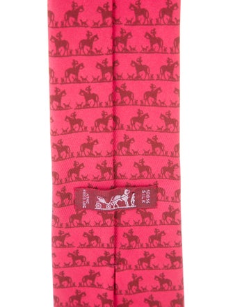 Hermès Silk Pattern Tie