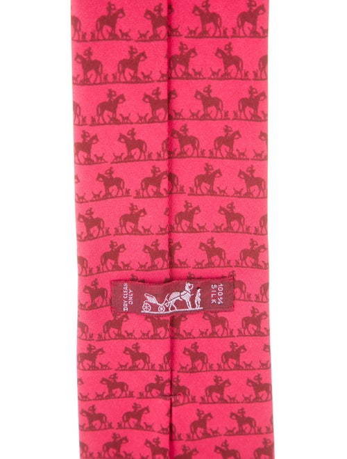 Hermès Silk Pattern Tie