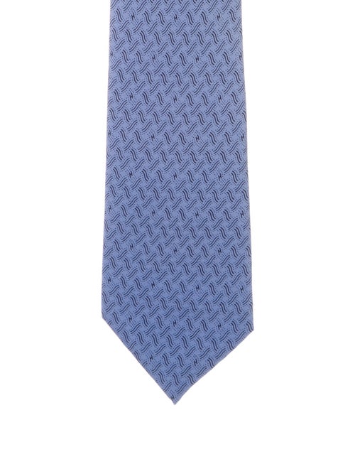 Hermès Silk Pattern Tie