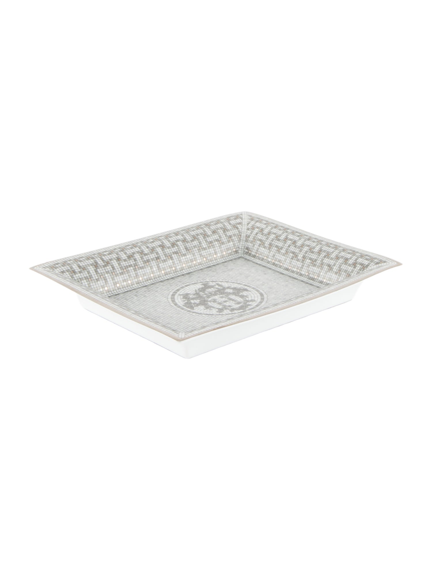 Hermès Mosaïque au 24 Platinum Change Tray