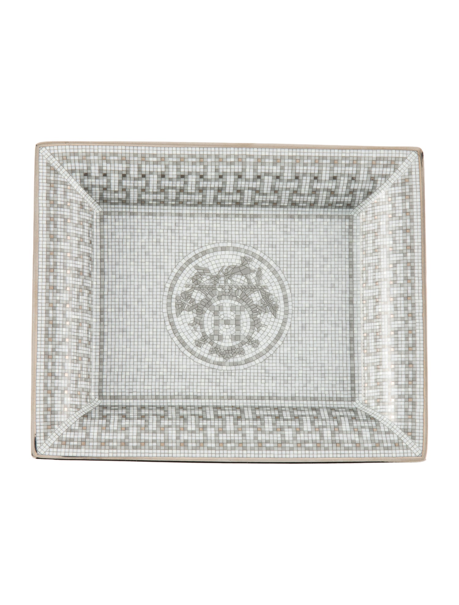 Hermès Mosaïque au 24 Platinum Change Tray