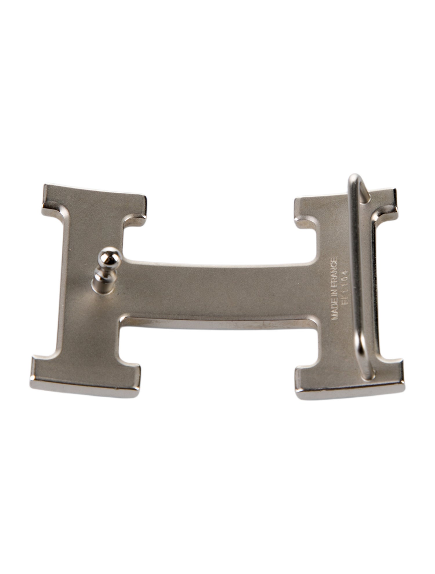 Hermès Metal H Martelée Buckle