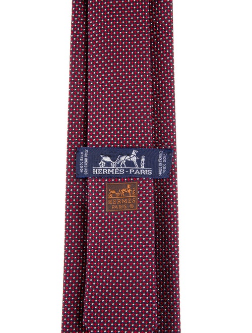 Hermès Silk Pattern Tie