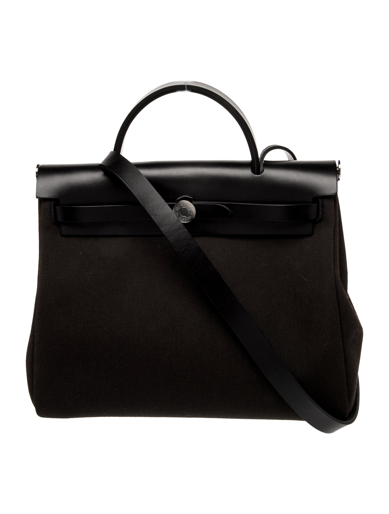 Hermès Toile Militaire & Vache Hunter Herbag 31