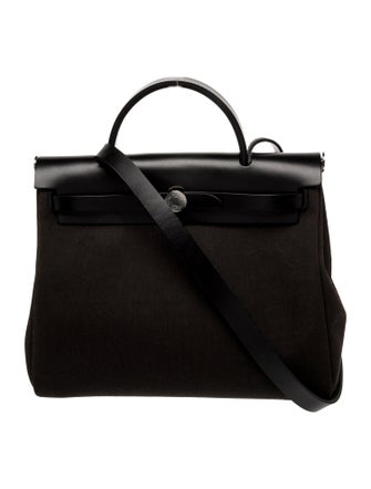 Hermès Toile Militaire & Vache Hunter Herbag 31