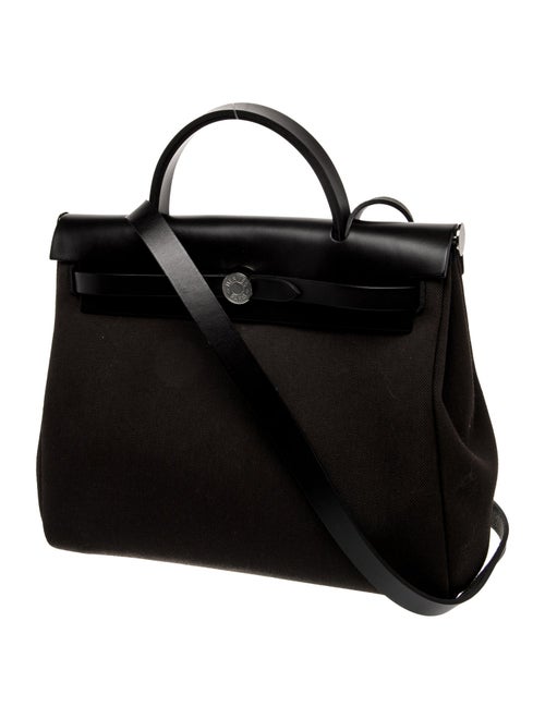 Hermès Toile Militaire & Vache Hunter Herbag 31