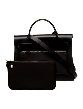 Hermès Toile Militaire & Vache Hunter Herbag 31