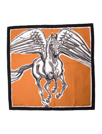 Hermès Libre Comme Pegase Silk Scarf